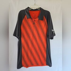 Callaway Men's Polo Shirt in Orange and Black